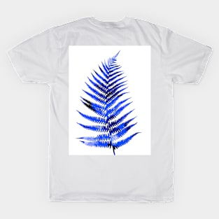 Blue Fern Leaf T-Shirt